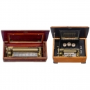 2 Musical Boxes for Restoration, c. 1880-90