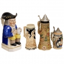 4 Musical Beer Steins