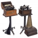 2 Edison Business Phonographs, c. 1910