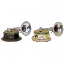 2 Bing Toy Gramophones, c. 1930