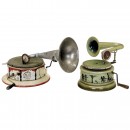 2 Toy Gramophones, c. 1925
