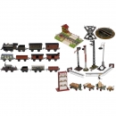 Märklin Locomotive Gauge 1 with 5 Cars and further Railway Parts