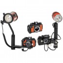 3 x Nikon Nikonos with Accessories