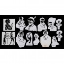 German Silhouettes, c. 1890