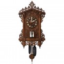 Black Forest Trumpeter Clock by Wehrle, c. 1890