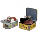 2 Toy Gramophones, c. 1925-50