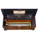 Musical Box with Hidden Drum, Bells and Castanet, c. 1865