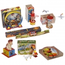 7 German Tin Toys, c. 1955