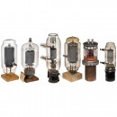 6 Large German Transmitting Tubes