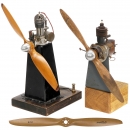 2 Early Model Aircraft Engines, c. 1940