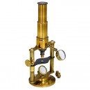 English Double-Pillar Microscope, c. 1840
