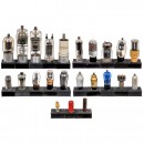 Collection of Tubes on Display Bases