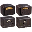 4 Radio Receivers in Bakelite Cases