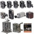 Lot 8mm Film Cameras, c. 1960