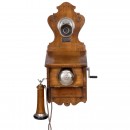 Bavarian Wall Telephone by Zettler, c. 1900