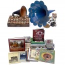 Phonograph Cylinders, Technical Literature and Gramophones Parts