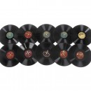 Shellac Records with Recordings of German Comedians, c. 1925-40