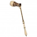 French Bone and Brass Monocular with Grip, c. 1850