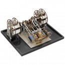 Twin-Cylinder Reversing Paddle Steamer Engine