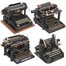 4 American Typewriters