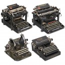 4 American Typewriters