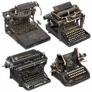 4 American Typewriters