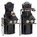 2 Ericsson Wall Telephones, c. 1930