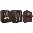 3 German Bakelite Radios