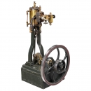 Large Working Model of a Vertical Single-Cylinder Steam Engine, 