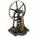 Working Model of a Single-Cylinder Overcrank Steam Engine