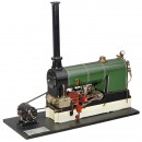 Stationary Undertype Steam Engine with Dynamo