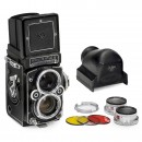 Rolleiflex 2,8 F with Accessories, c. 1966