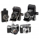 Kolibri, Contaflex, Ikonta, Contessa and SS Dolly Cameras
