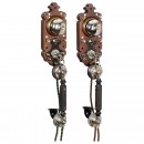 Pair of Ericsson Intercom Telephones, c. 1910
