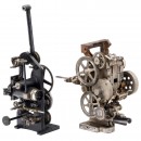 2 Silent Movie Film Projection Heads, c. 1920
