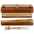 4 English Drafting and Surveying Instruments, c. 1890