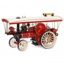 Live-Steam Coal-Fired Model of an Allchin Showman's Traction Eng