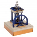 Working Model of an English Four-Pillar Oscillating Steam Engine