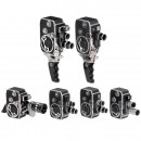 Lot of Bolex Double-8 Cameras, c. 1960