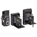 Ernemann Bob 00, Heag 00 und Rolleicord IIa