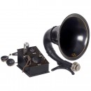 Receiver with Tube RE11 and Loudspeaker, c. 1925
