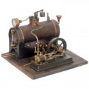 Horizontal Steam Engine with Boiler, c. 1925