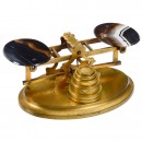 English Letter Scale by Parkins & Gotto, c. 1890
