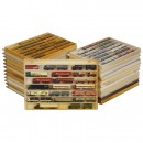 Large Collection of 1:78 Scale Model Trucks