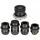 Zeiss Luminar 100 mm, 63 mm, 40 mm, 25 mm and 16 mm Lenses