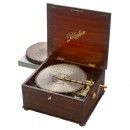 14½-Inch Polyphon Disc Musical Box with 12 Bells, c. 1900 