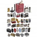 36 Table Lighters, 1930s to the 1960s