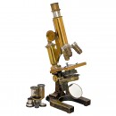 Ernst Leitz Brass Microscope, 1885
