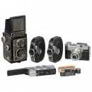 4 Made in Italy Cameras and Tapeten-Rolleicord
