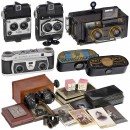4 Stereo Cameras, Viewer and Autochrome Slides